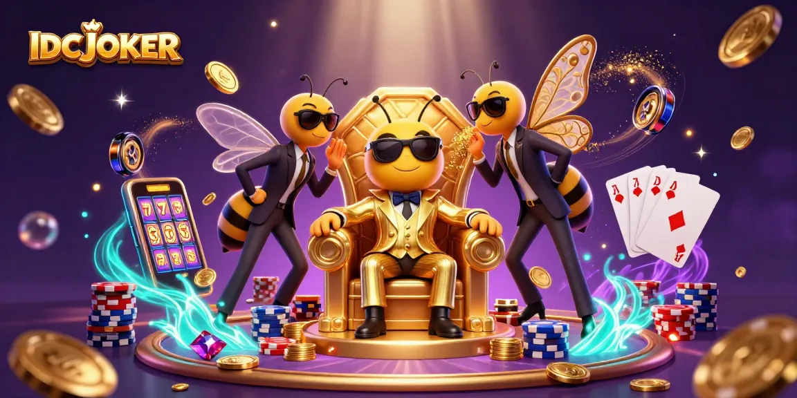IDCJOKER offers thrilling slot experiences with dynamic golden visuals and engaging game elements.
