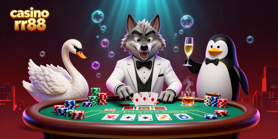 Experience thrilling gameplay at casino rr88 with vibrant characters and high-stakes gambling elements.