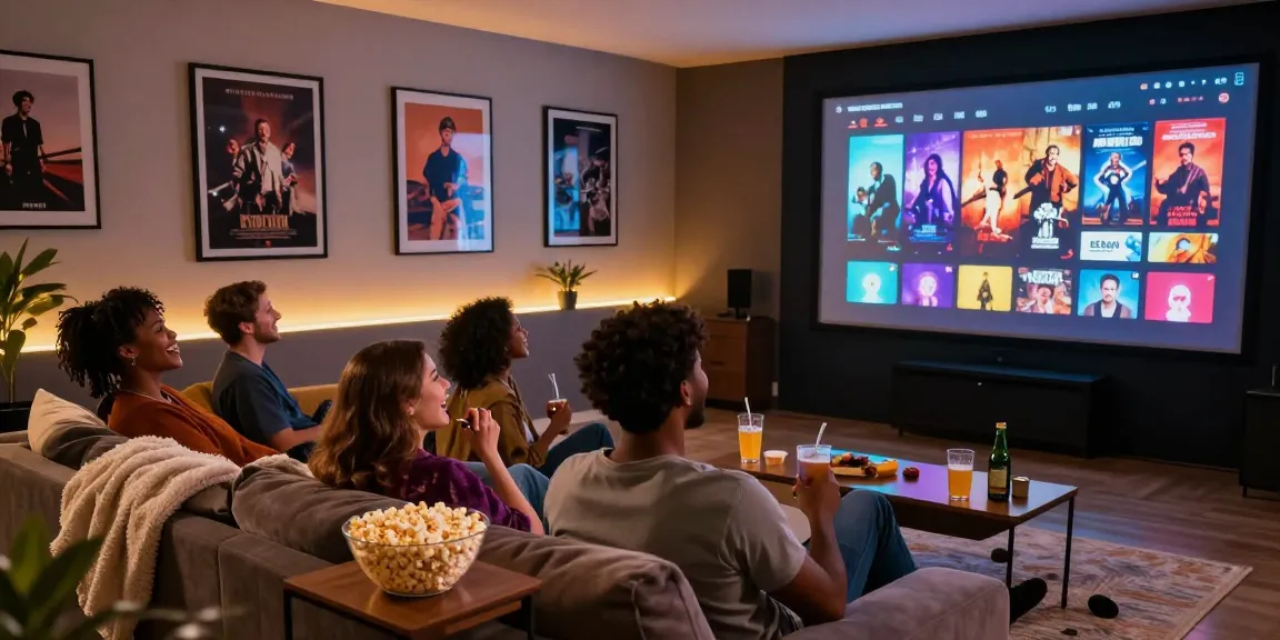 Discover the joy of movie 4u streaming in a cozy home theater setting.
