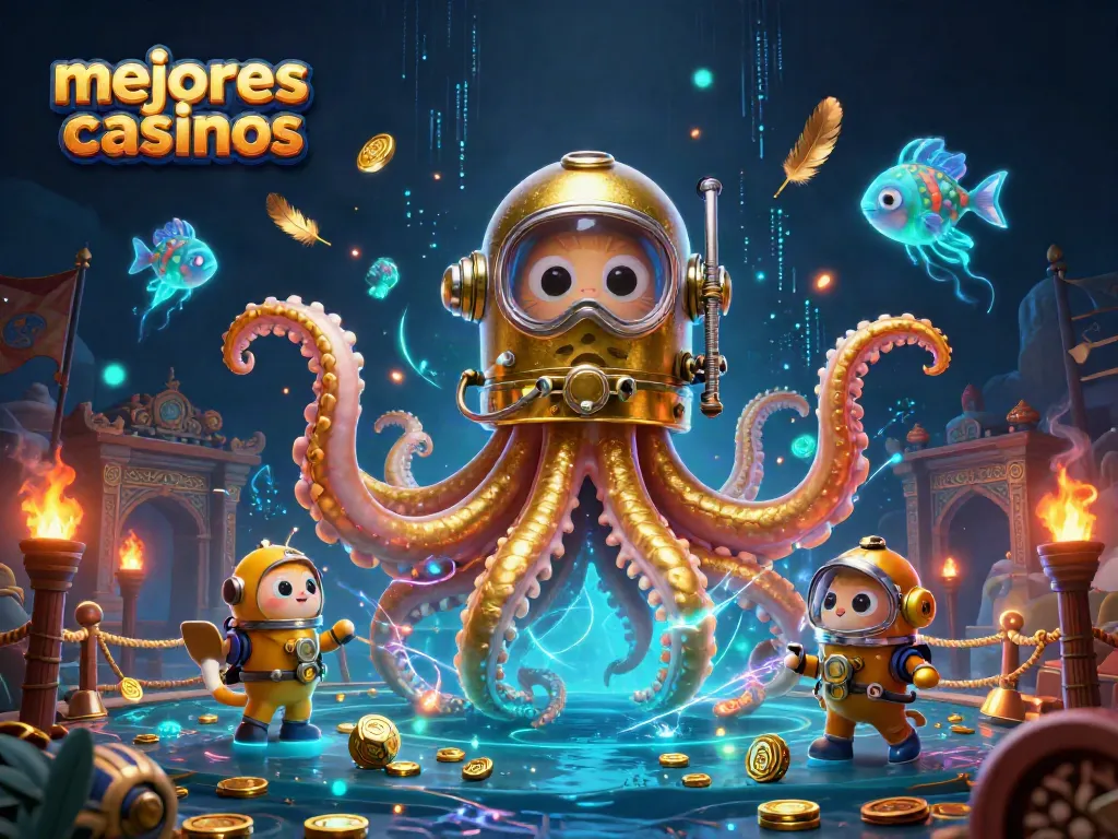 Ilumina tu experiencia en los mejores casinos mientras juegas póker con épicas criaturas marinas.