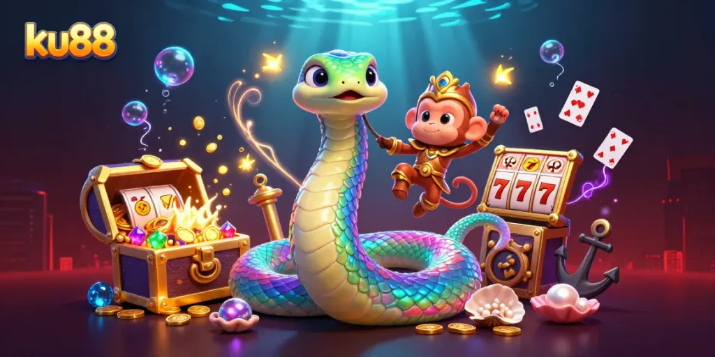 Engage in thrilling gameplay at ku88 with vibrant slots, jackpots, and enchanting characters.