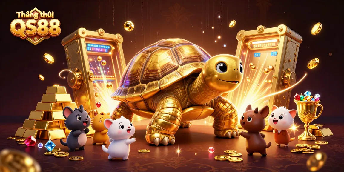 Engage with the exciting Thương hiệu QS88 experience featuring a golden tortoise game.