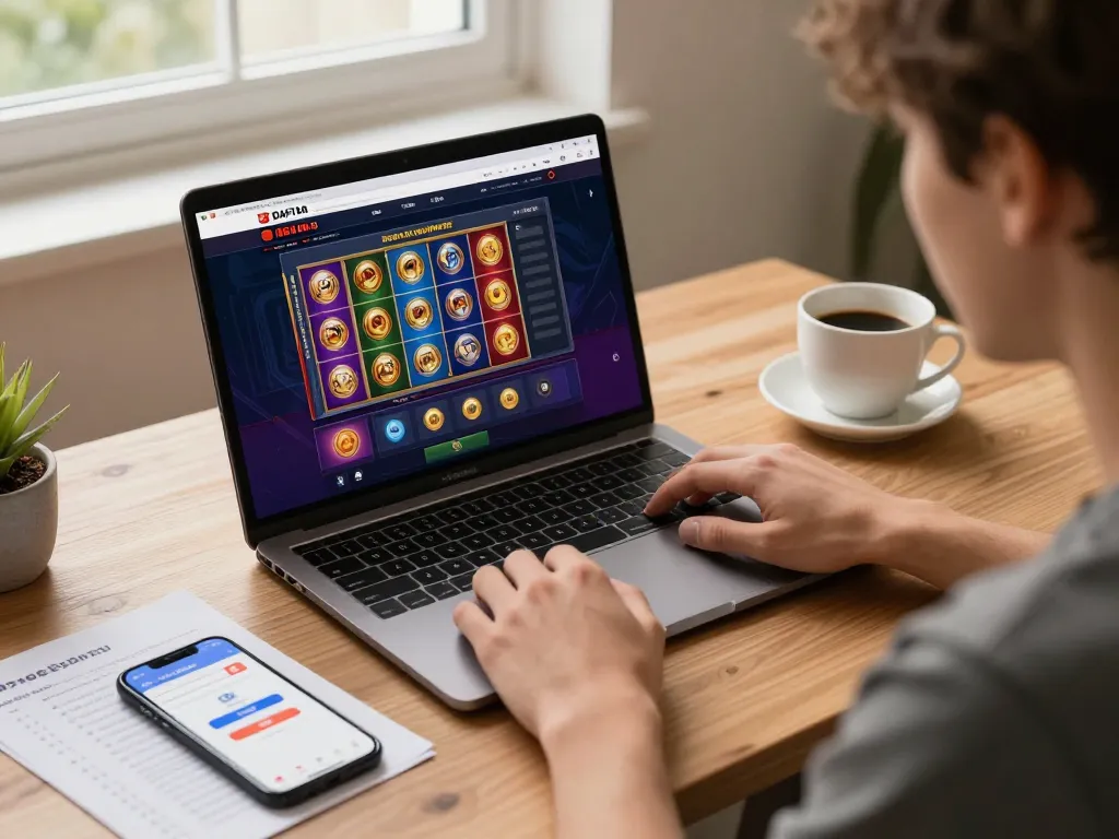 Play slots online with DAFTAR IDNSCORE while enjoying a cozy gaming setup at home