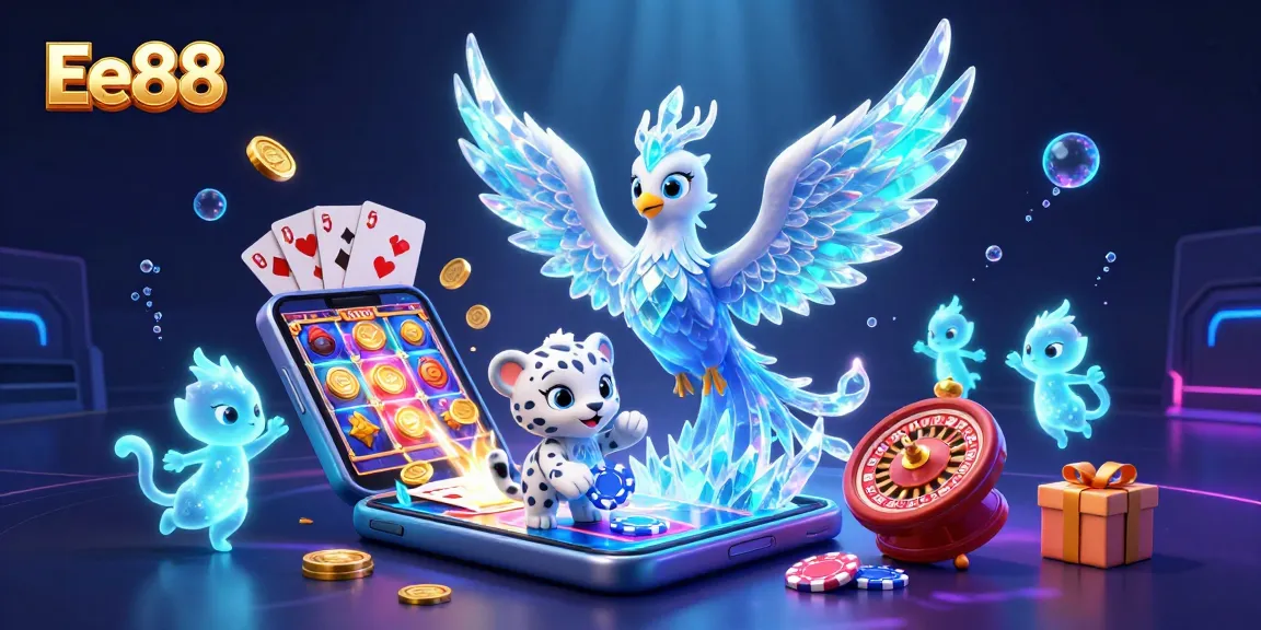 Ee88 offers thrilling experiences with a vibrant scene showcasing casino excitement and immersive gameplay.
