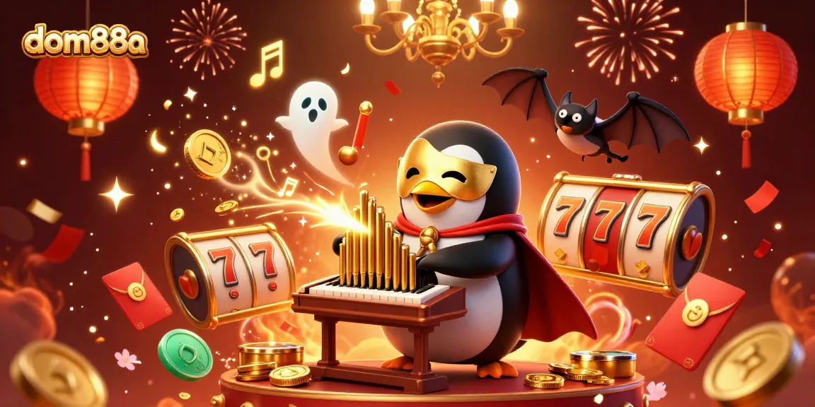 Experience thrilling gameplay at dom88a with an entertaining 3D casino scene blending slots and excitement.