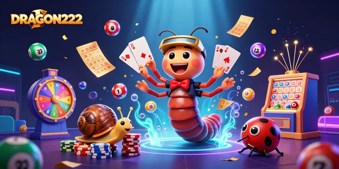 Experience DRAGON222's vibrant gaming world with animated characters and thrilling elements.