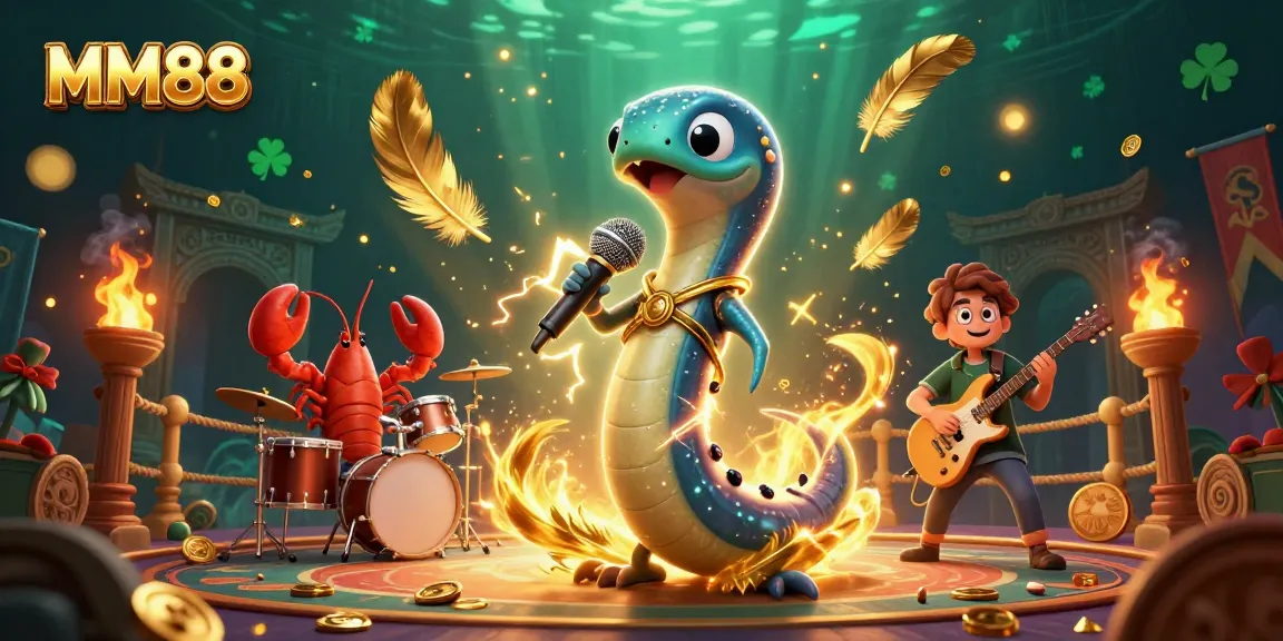 Experience thrilling underwater performances at MM88's vibrant casino with electric eel and friends.
