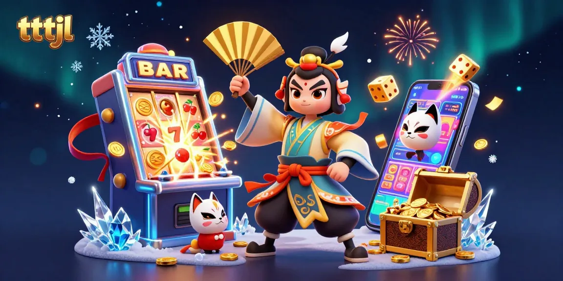 Experience the thrills of tttjl with vibrant 3D characters in a dynamic casino setting.
