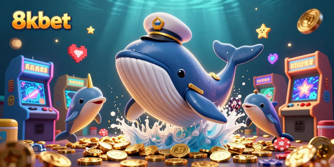 Engage with 8kbet's dynamic gaming experience featuring colorful characters and arcade-inspired elements.