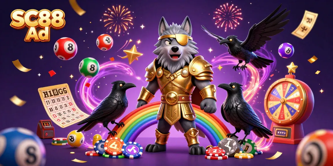Experience thrilling SC88 Ad action with colorful lottery balls and vibrant game elements.