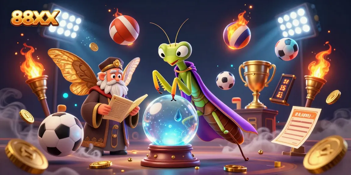 Experience the excitement of 88XX with dynamic sports betting elements and a mystical atmosphere.