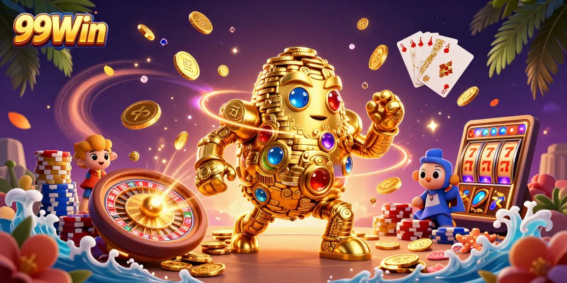 Engage with 99Win's vibrant gaming universe, featuring dynamic characters and casino thrills.