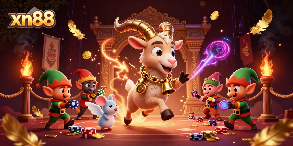 Immerse yourself in xn88's vibrant casino atmosphere as Krampus and friends steal the show.