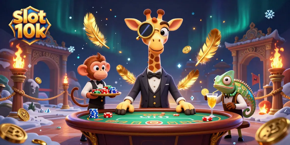 Memenangkan slot 10k dengan grafis menakjubkan dan suasana kasino yang meriah.