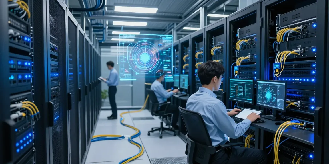 nạp tiền fly88 process in a sleek data center, showcasing advanced cloud computing and digital platform technology.