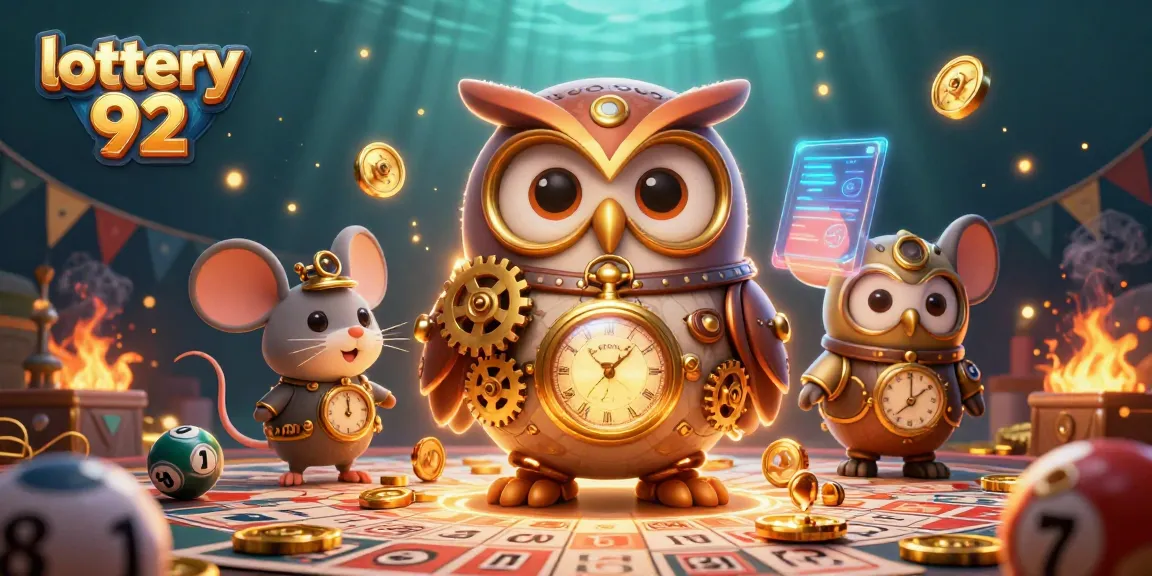 Engage with the lottery 92 experience in this vibrant 3D digital illustration showcasing excitement and reward.