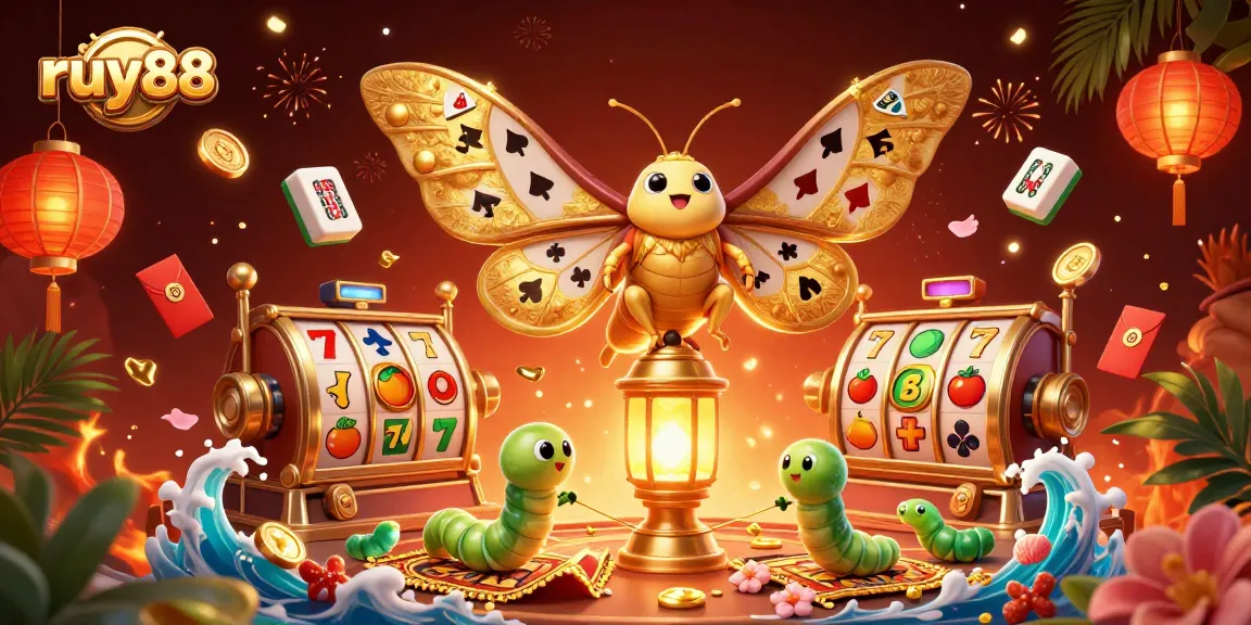 Experience the excitement of winning at ruy88 with dynamic casino elements and vibrant imagery.