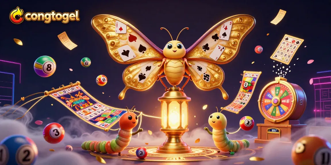Engage with congtogel lottery excitement through a colorful 3D digital illustration.