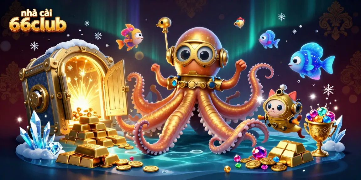 Engage with house margins at nhà cái 66club amidst shimmering treasures and playful underwater scenes.