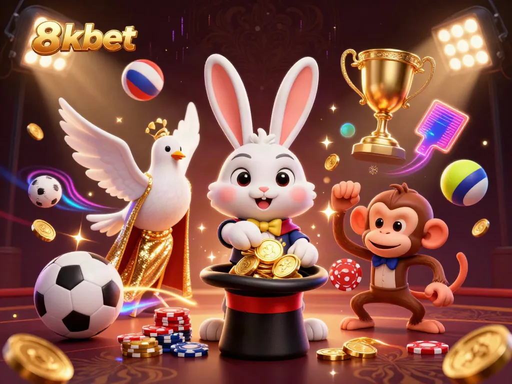 Experience the thrill of 8xbet online gaming with colorful characters and dynamic sports elements!