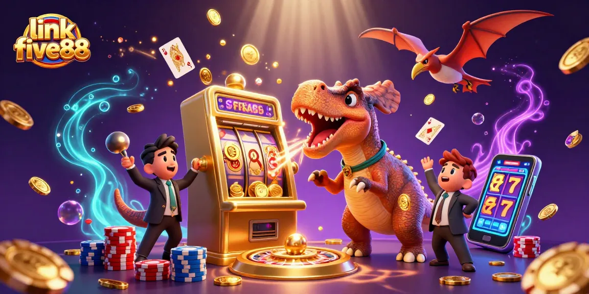 Catch flying coins at link five88's dynamic casino with jackpot-winning excitement