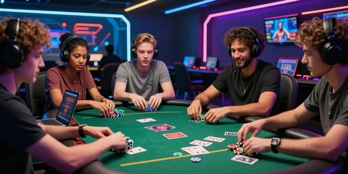 Exciting players engaging in dewapoker online game with vibrant visuals.