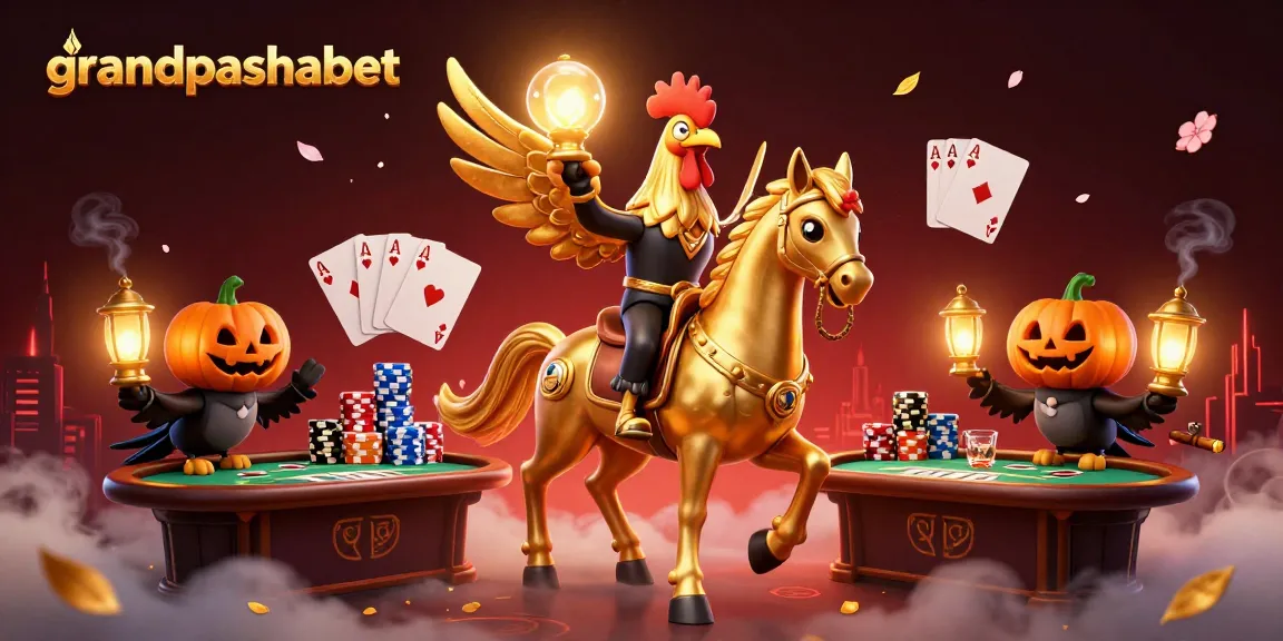 grandpashabet ile heyecan dolu bir casino deneyimi için masada poker oynarken canlandırılmış manzara