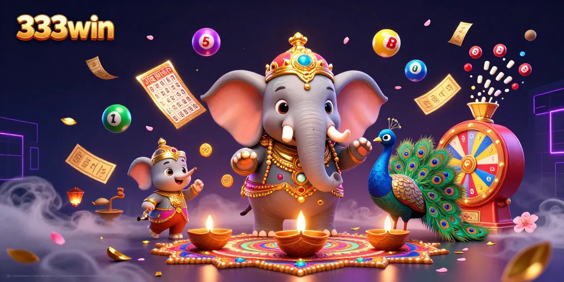 Win big with 333win's vibrant 3D depiction of an exciting online casino experience featuring colorful elements.