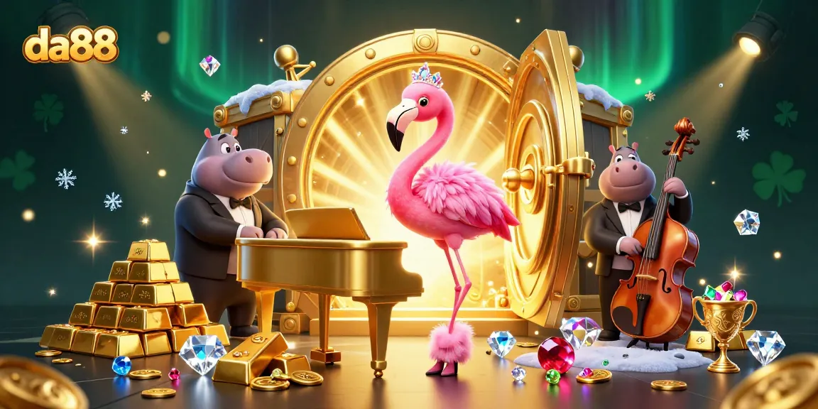 Engage in thrilling games with da88 at a vibrant casino scene filled with glamorous elements