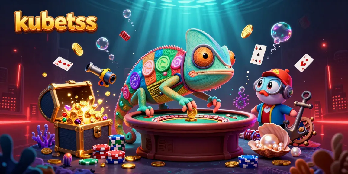 Experience exciting gaming with kubetss where the vibrant chameleon casino owner and treasures come alive!