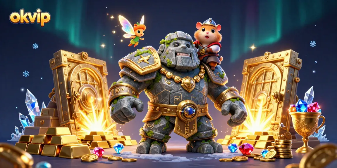 Engage with the magical world of okvip, where ancient guardians and treasures await your lucky discovery.