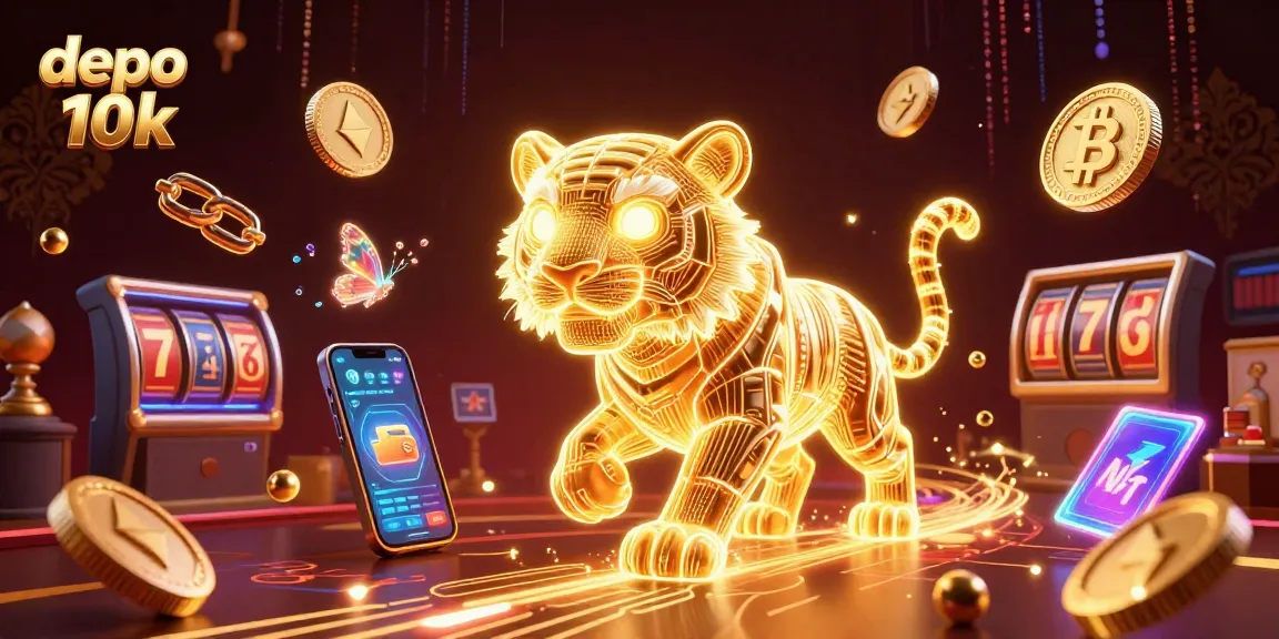 Experience thrilling gameplay with depo 10k as the neon tiger captures the excitement of jackpots in a vibrant casino.