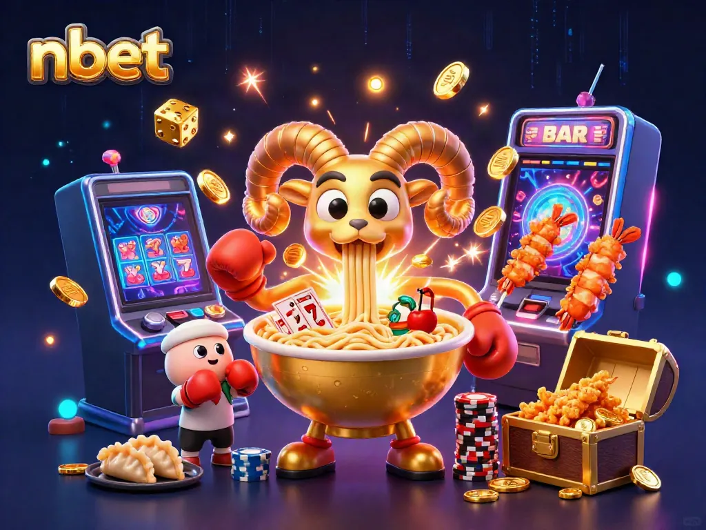 Engage with casino excitement featuring nbet, a vibrant scene of 3D characters and animated gaming elements.
