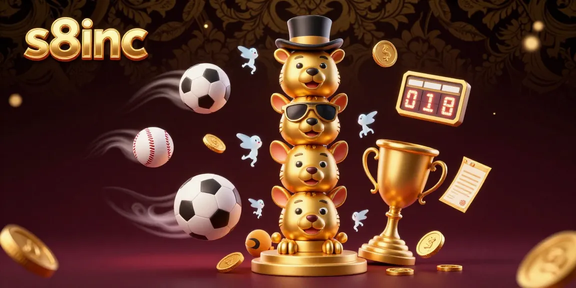 Engage with the dynamic excitement of s8inc casino adventures featuring a golden totem and sports elements.