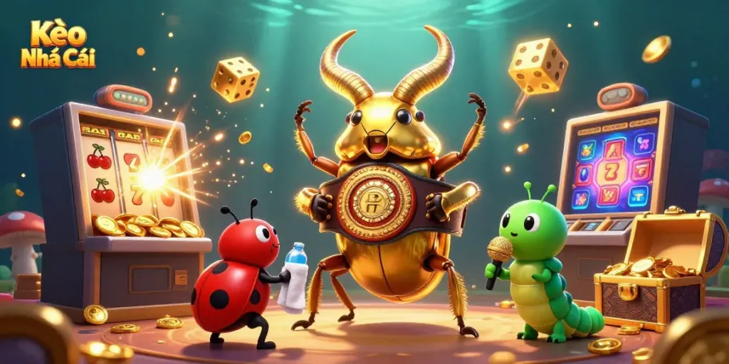 Kèo Nhà Cái offers an engaging visual of a competitive scene in a casino, showcasing excitement and dynamic action.