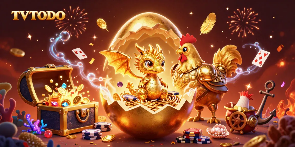 Engage with TVTOTO's thrilling world as golden treasures and a dragon come to life.