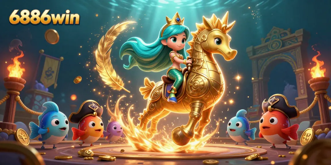 Experience exciting gameplay with 6886win, featuring vibrant underwater adventures and thrilling casino elements.