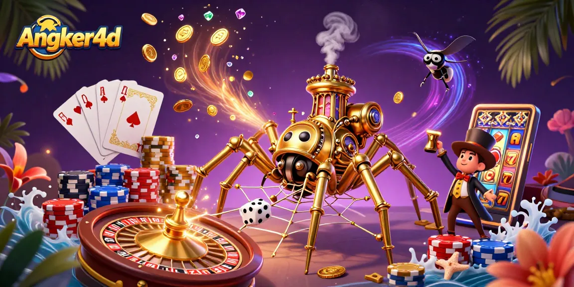 Menang besar dengan Angker4d melalui ilustrasi kasino yang memikat dan penuh aksi.
