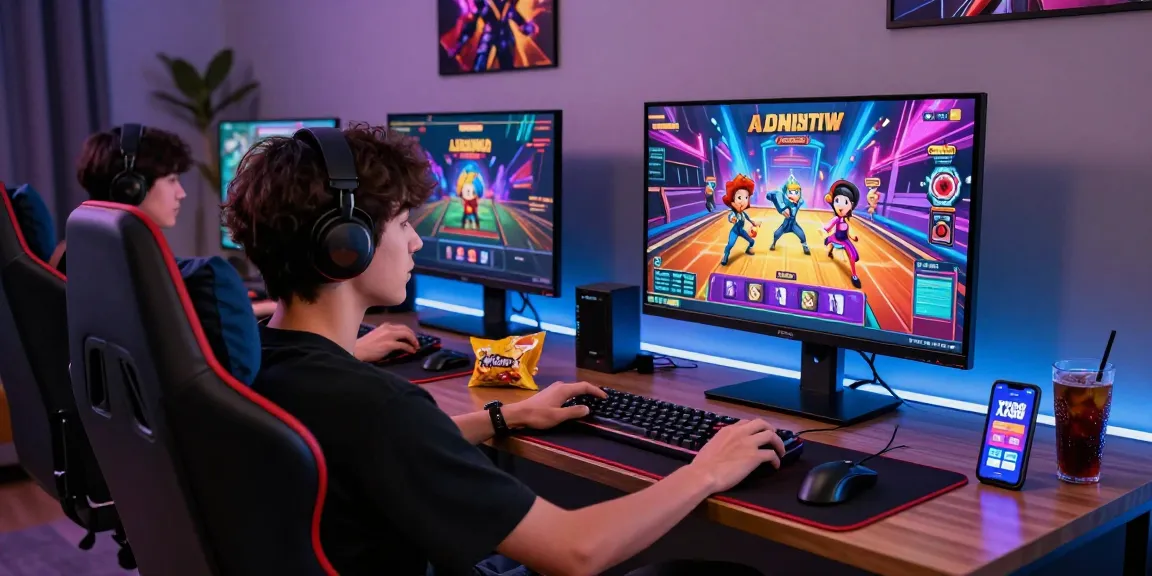 Exciting gaming scene featuring a player engaging with XX88 online casino, showcasing vibrant graphics and immersive setup.