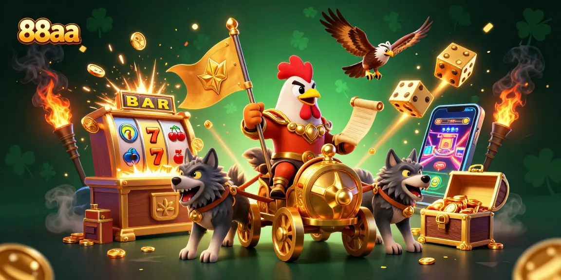 Experience thrilling games at 88aa with jackpot slots, vibrant chariots, and engaging casino adventures.